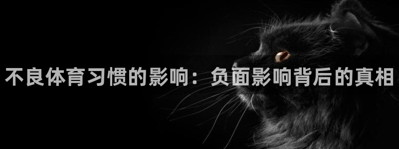 凯发官网下载平台是正规平台吗安全吗：不良体育习惯的影