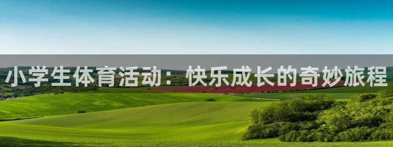 凯发官方正版app娱乐下载：小学生体育活动：快乐成长的奇妙旅